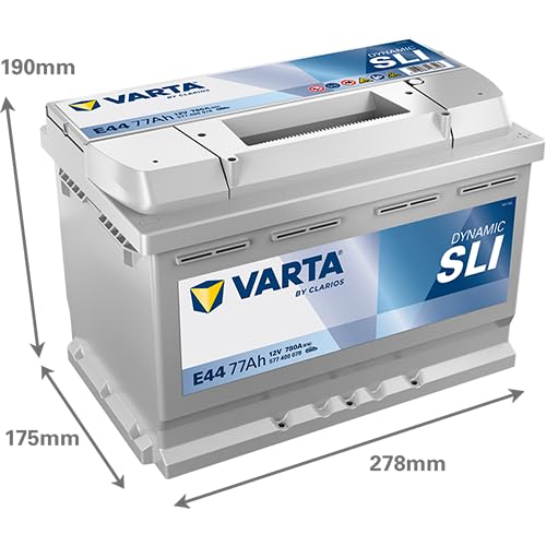 VARTA E44 Silver Dynamic Starterbatterie 5774000783162 12V 77Ah, passenger car