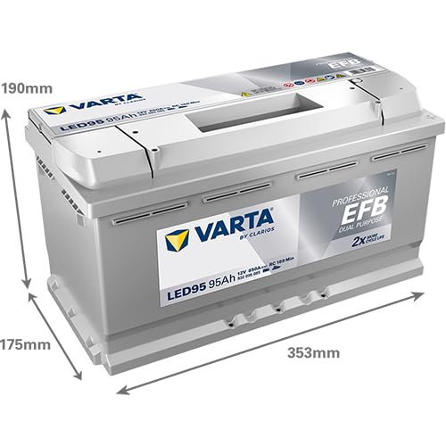 Varta Professional Dual Purpose EFB LED 95 12V 95AH 850 AMPS