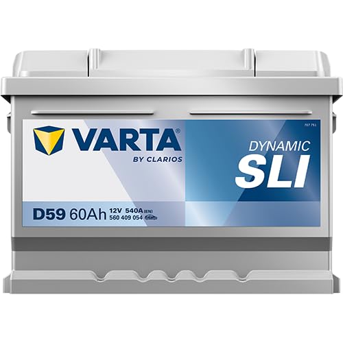 Varta D59 Autobatterie 58360 Blue Dynamic, 12V, 60 Ah, 540 A, NiCAD