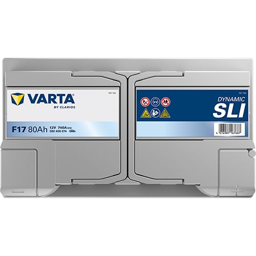 Varta lead acid, F17 Blue Dynamic Autobatterie, 58380 , 12V, 80 Ah, 740 A