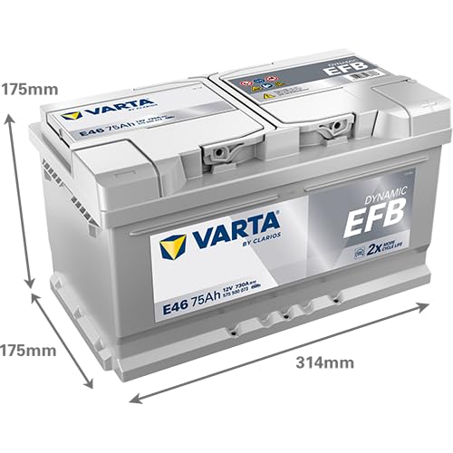 Varta 575500073D842 Autobatterien Blue Dynamic EFB 12 V 75 mAh 730 A