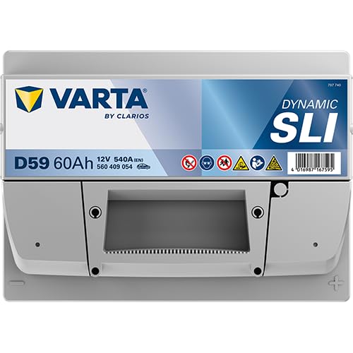 Varta D59 Autobatterie 58360 Blue Dynamic, 12V, 60 Ah, 540 A, NiCAD