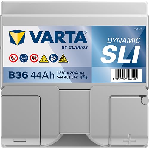 Varta 5444010423132 Starterbatterie in Spezial Transportverpackung und Auslaufschutz Stopfen
