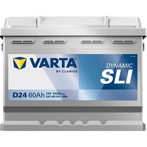 Varta D24 Blue Dynamic Starterbatterie für Passenger Car, 5604080543132 12V 60Ah 540A