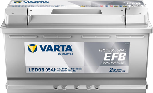 Varta Professional Dual Purpose EFB LED 95 12V 95AH 850 AMPS